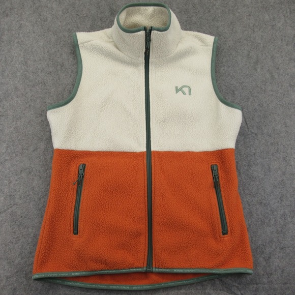 Kari Traa Jackets & Blazers - Kari Traa Womens Colorblock Fleece Vest Size Small